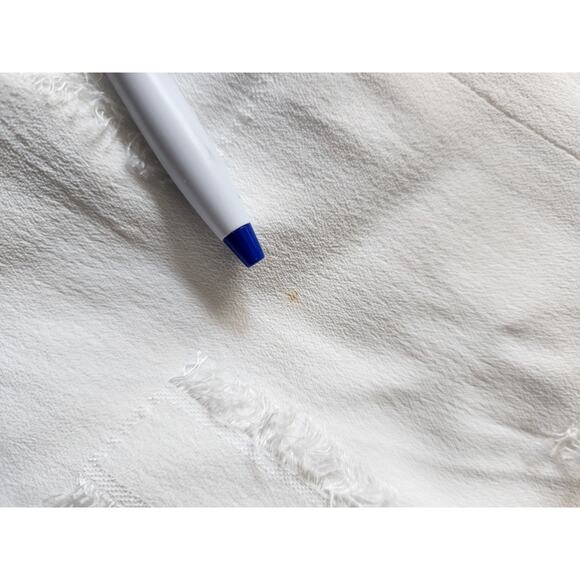 NWT Carolina Freese White Distressed Midi Dress Size 46 Italy Lagenlook Resort - Picture 10 of 11